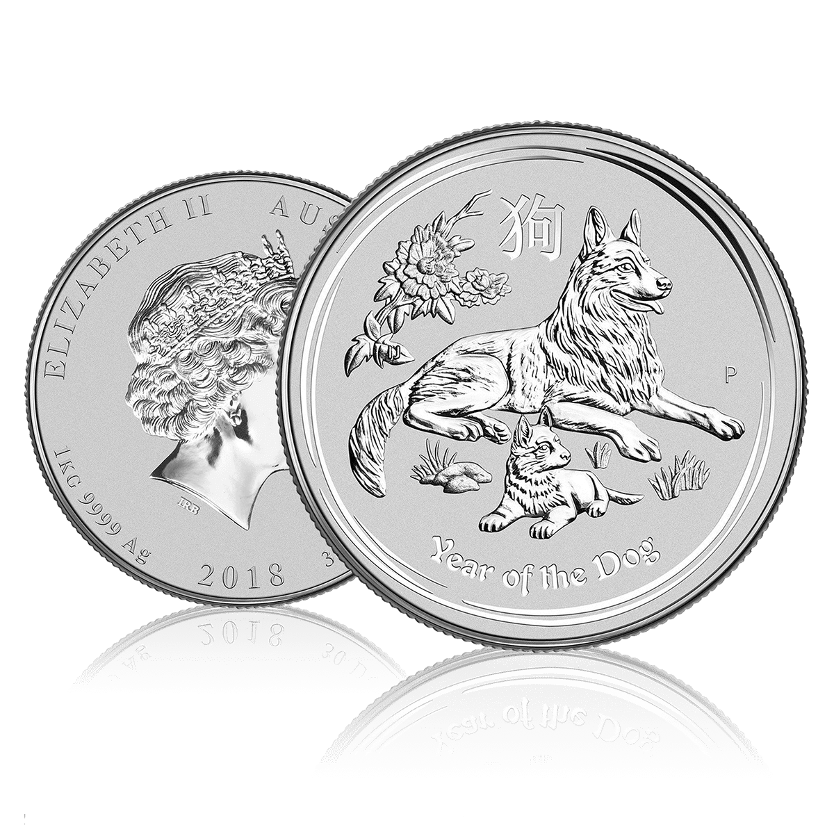 1kg Silver Investment Coin Year Of the Dog (2018) 4